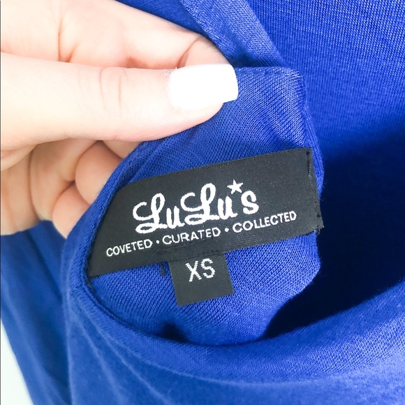 Lulu’s Cobalt Backless Shift Dress - Picture 7 of 7